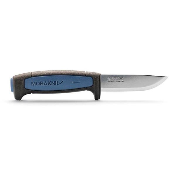 Нож Morakniv Pro S, нержавеющая сталь, резиновая ручка с синей вставкой - фото 11038
