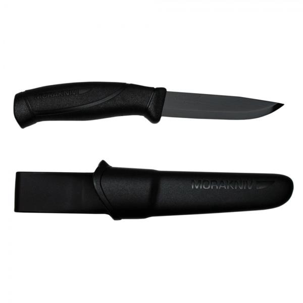 Нож Morakniv Companion Tactical BlackBlade, черный клинок, цвет рукоятки черный - фото 11040