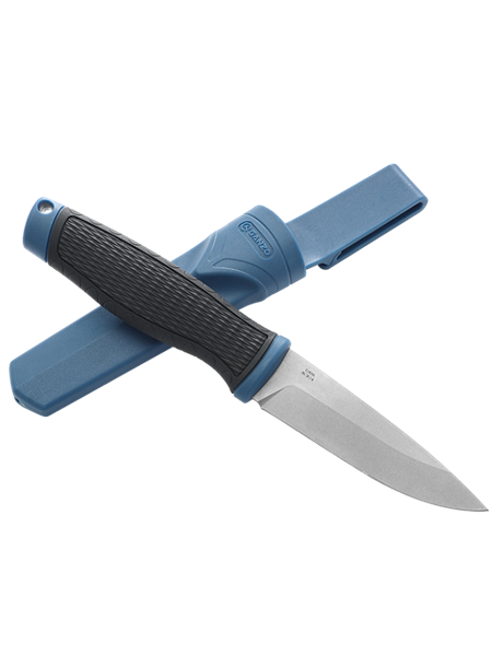 Нож Ganzo G806-BL черный c синим - фото 19876