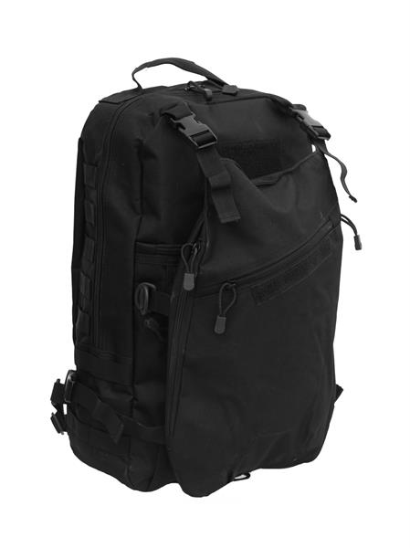 Рюкзак тактический рейдовый 30 литров черный - фото 20637