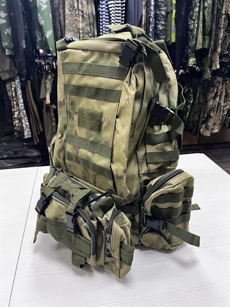 Рюкзак со съемной сумкой тактический 40 литров мох - фото 21109