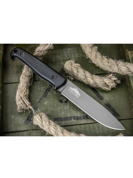 Нож Kizlyar Supreme PIONEER Sleipner туристический черный - фото 26312
