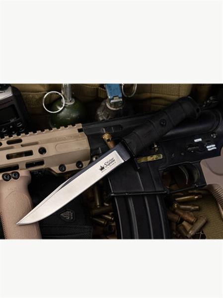Нож Kizlyar Supreme VECTOR AUS-8 туристический черный - фото 26325