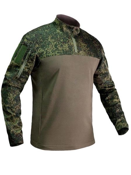 Рубашка БАРС Гюрза М1 тактическая боевая рип-стоп со спандексом ЕМР пиксель - фото 27073