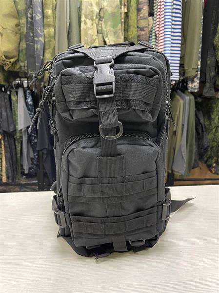 Рюкзак тактический штурмовой 30 литров черный - фото 27086