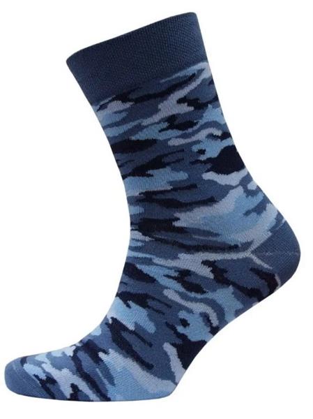 Носки хлопковые камуфляжные Росгвардия синие - фото 27159