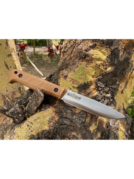 Нож Kizlyar Supreme FORESTER N690 Satin туристический орех - фото 29178
