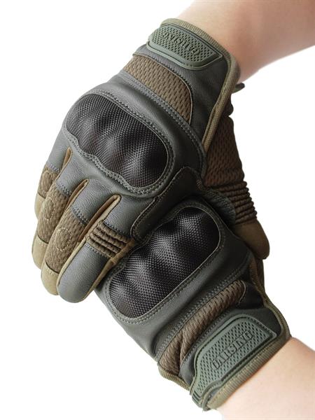 Перчатки Гарсинг GSG-53 Хитин тактические с защитой костяшек олива - фото 29583