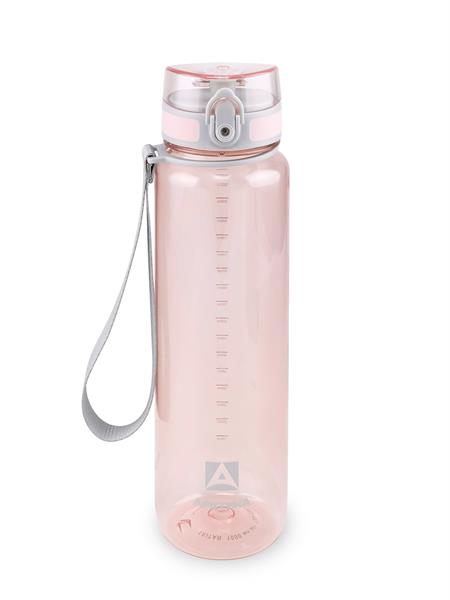 Бутылка Арктика 720 тритановая 1 литр с ситечком прозрачная розовая - фото 31516