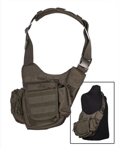 Сумка Mil-Tec SLING BAG тактическая олива 13726501 - фото 33467