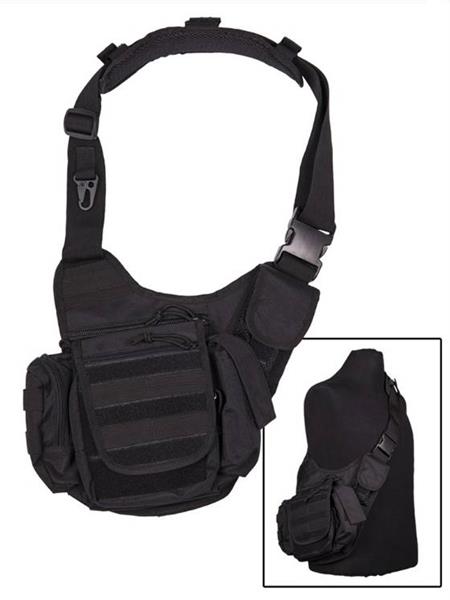 Сумка Mil-Tec SLING BAG тактическая черная 13726502 - фото 35416
