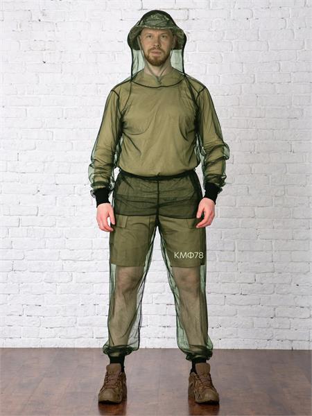Костюм-сетка антимоскитный олива кос-сет/олив - фото 36799