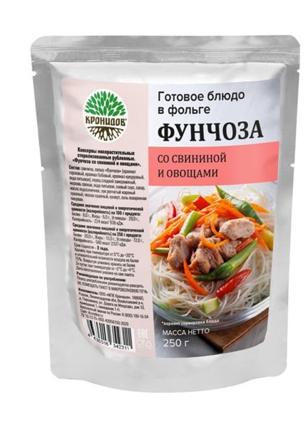 Консервы Кронидов Фунчоза со свининой и овощами 250 г yylDXeajhqYQMUUNKKjLZ0 - фото 37036