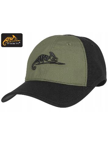 Бейсболка Helikon Logo черный/олива CZ-LGC-PR-0102B