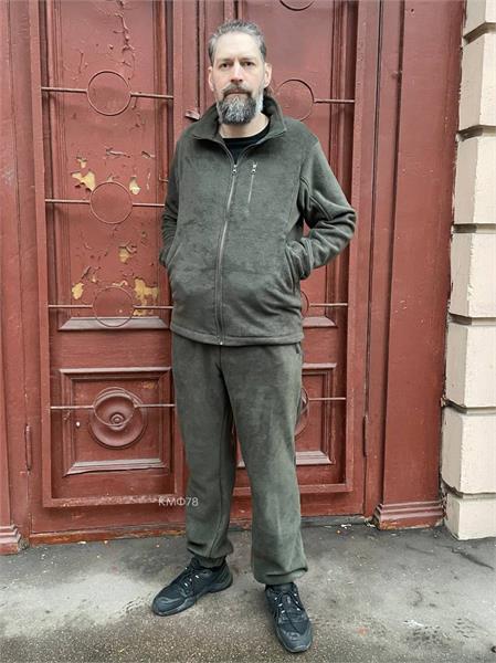 Костюм Snow Bars Гриф флисовый олива гриф/кост-флис/олива