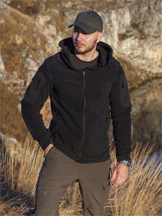 Куртка-толстовка Вервольф Дозор флисовая черная 428-001