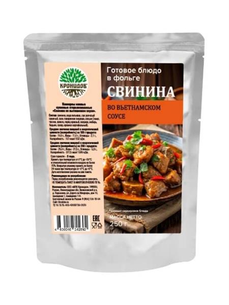 Консервы Кронидов Свинина во вьетнамском соусе 250 г 790