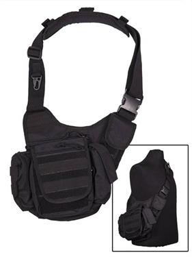Сумка Mil-Tec SLING BAG тактическая черная 13726502