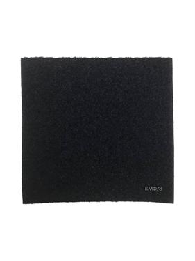 Велкропанель 10х10 см для шевронов черная велкр/чрн