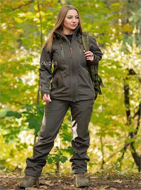 {{photo.Alt || photo.Description || 'Костюм Тайгер Матрица softshell женский хаки'}}