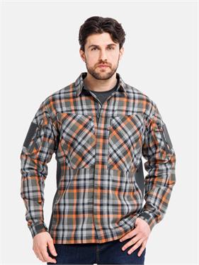 {{photo.Alt || photo.Description || 'Рубашка APEX Mont Blanc тактическая клетчатая серая/оранжевая'}}