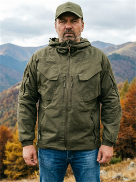 {{photo.Alt || photo.Description || 'Куртка Тайгер Смок летняя твил хаки'}}
