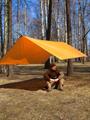 Тент КМФ78 туристический 285х330 оранжевый kmf-tent/ora