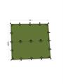 Тент-укрытие, бушкрафт тент 3х2,85 м, 19 петелек для установки хаки RG-bcT/hak