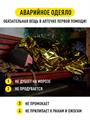 Термоодеяло аварийное спасательное покрывало 160х210 см термпок160/х1