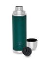Термос Арктика 108 в кожаной оплетке питьевой 1 литр зеленый 108-1000-GN