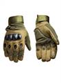 Перчатки тактические утепленные с защитой костяшек (подкладка флис) олива - фото 20482