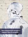 Маскхалат Генерал Мороз на молнии зимний камуфляж белый маск-врг-ГМ/бч