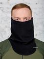 Шарф КМФ78 морской флисовый черный kmf-SCF2-flee/blk