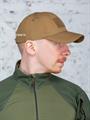 Бейсболка КМФ78 тактическая рип-стоп с велкро coyote BB/coy