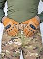 Перчатки КМФ78 тактические О-форма с защитой костяшек coyote - фото 25780