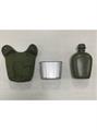 Фляга армейская 1 литр в чехле с котелком олива фляг-кот\олив