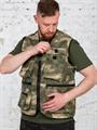 Жилет Алом карго рип-стоп с карманами мох жил-карг/мох