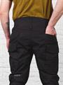 Брюки БАРС Гром тактические с наколенниками рип-стоп черные гром/чрн