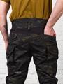Брюки БАРС Гром тактические с наколенниками рип-стоп мультикам черный гром/млт-чрн