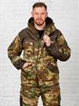 Костюм БШФ+ Горка 7П рип-стоп на синтепоне и флисе (до -30 С) мультикам бшф/7п/зима/млт
