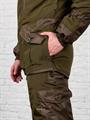 Костюм БШФ+ Горка 7П рип-стоп на синтепоне и флисе (до -30 С) хаки бшф/7п/зима/хаки