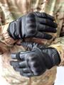 Перчатки Гарсинг GSG-53 Хитин тактические с защитой костяшек черные - фото 29577