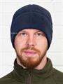 Шапка КМФ78 флисовая плоский шов синяя ш-фл-пш/син