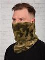Балаклава КМФ78 флисовая плоский шов мох BLK-фл-пш/мох
