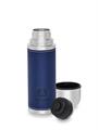 Термос Арктика 108 в кожаной оплетке питьевой 0,5 литра синий 108-500-BL
