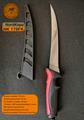 Нож NordKapp 178-NK нержавеющая сталь черный/красный - фото 32471