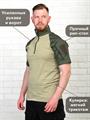 Рубашка К-Спец тактическая боевая с коротким рукавом рип-стоп олива - фото 32783