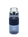 Бутылка Арктика 722 тритановая 0,55 литра с манжетом и питьевой трубочкой синяя 722-550-BL Бутылка Арктика 722 тритановая 0,55 литра с манжетом и питьевой трубочкой синяя 722-550-BL