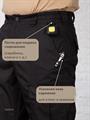 Брюки-карго КМФ78 Колоброд Лес BDU тактические рип-стоп черные Б-КЛБ-РС24/чрн