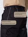 Брюки-карго КМФ78 Колоброд Лес BDU тактические рип-стоп черные Б-КЛБ-РС24/чрн